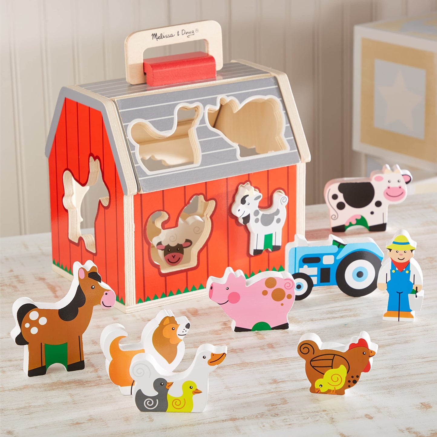Melissa and Doug - Take-Along Sorting Barn (2 credits 2個玩具代金)