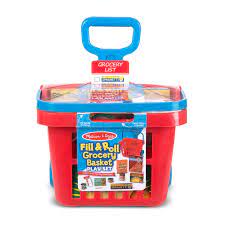 Melissa & Doug - Fill & Roll Grocery Basket Play Set (3 credits 3個玩具代金)