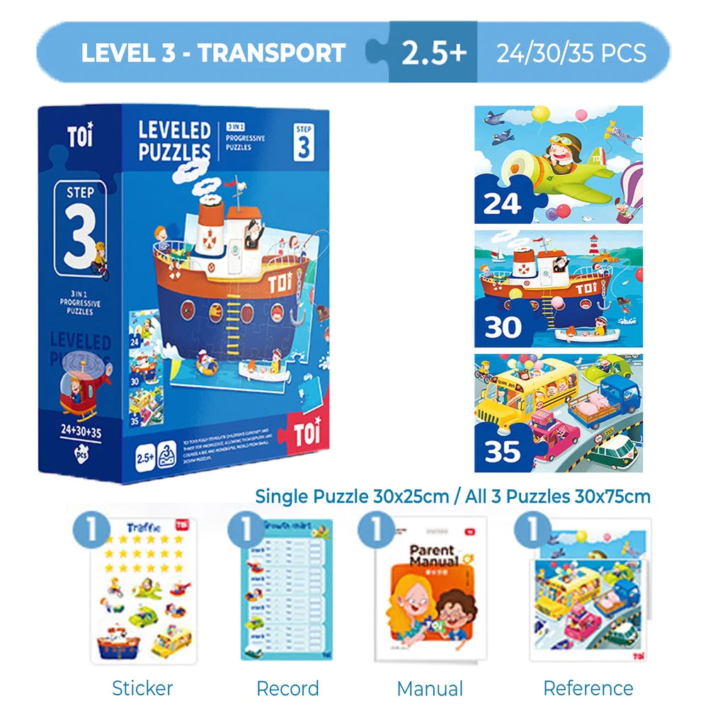Toi - Level 3 Transport (2 Credits/2個玩具代金)(Only for toy library)
