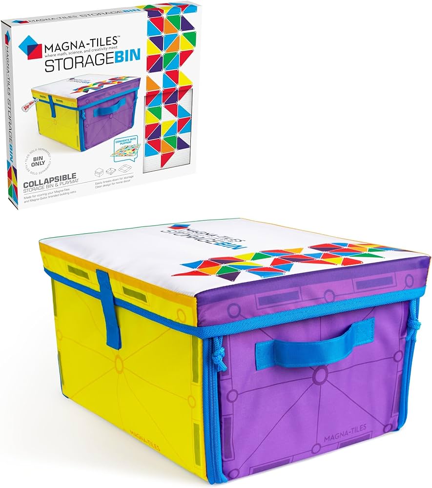 Magna-Tiles - Storage Bin & Play Mat (Not available for toy library)
