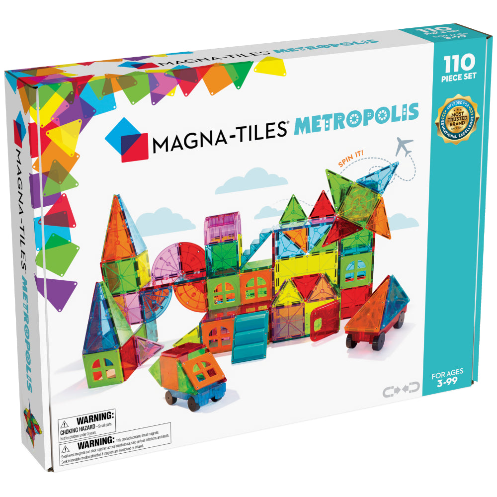 Magna-Tiles - Metropolis 110-Piece Set (6 Credits 6個玩具代金)