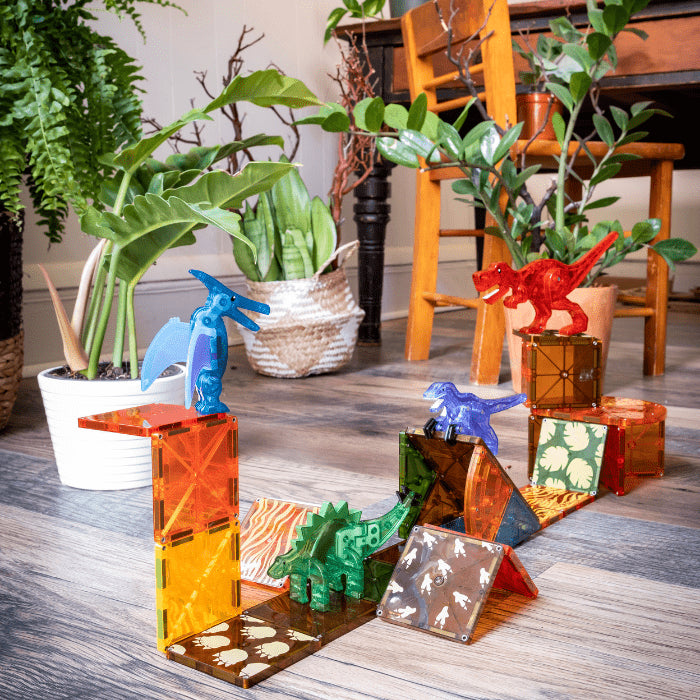 Magna-Tiles - Dino World 40-Piece Set (4 Credits 4個玩具代金)(Pre Order only 接受預定)