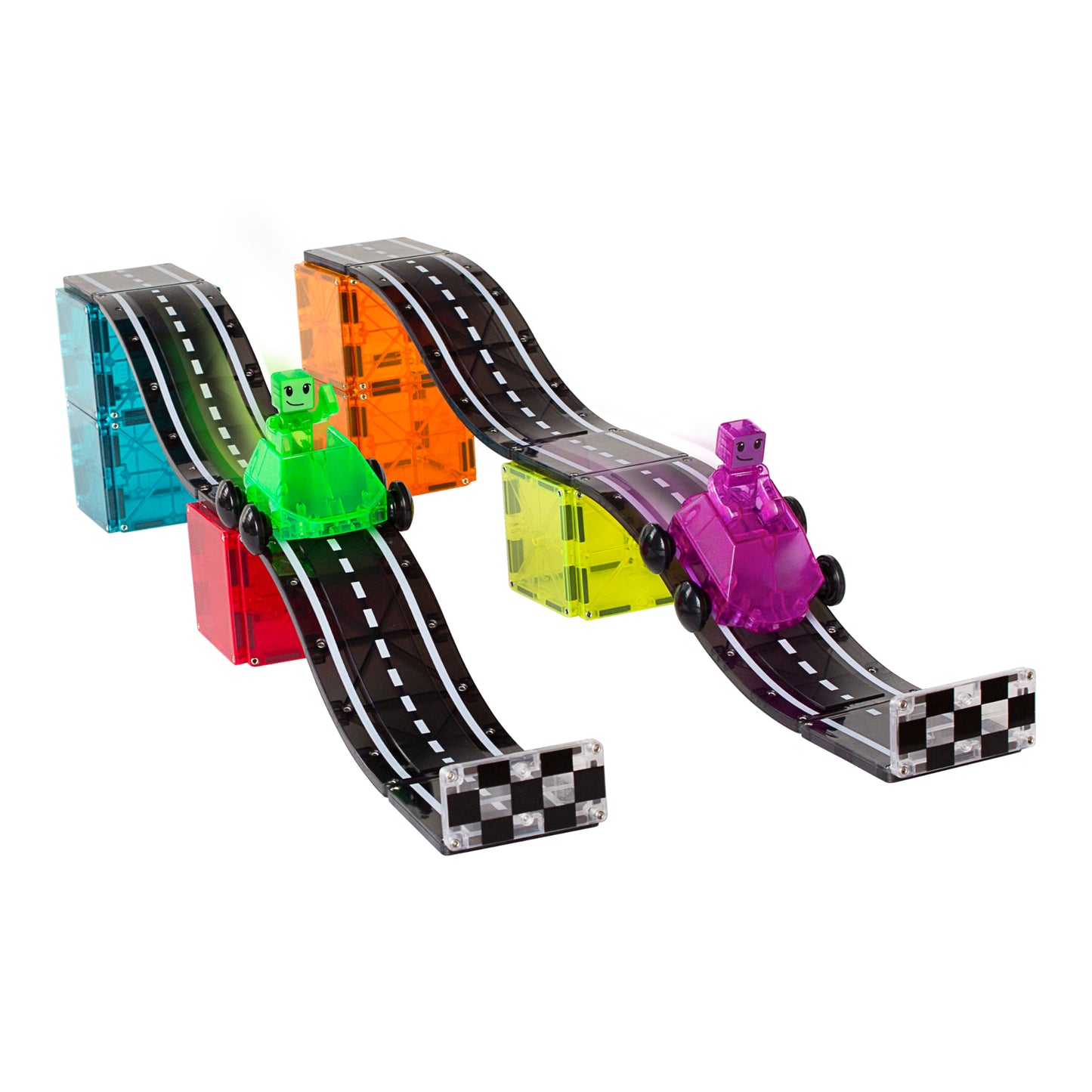 Magna-Tiles - Downhill Duo 40-Piece Set (4 Credits 4個玩具代金)