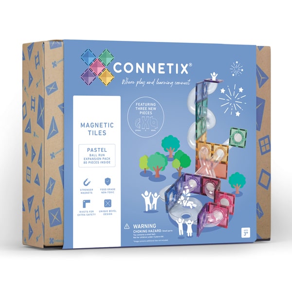 Connetix - 80 pc Pastel Ball Run Expansion Pack (3 Credits 3個玩具代金) (Toy Library Only)