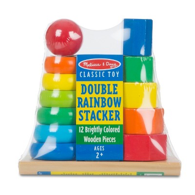 Melissa & Doug Double rainbow stacker (2 credits 2個玩具代金)
