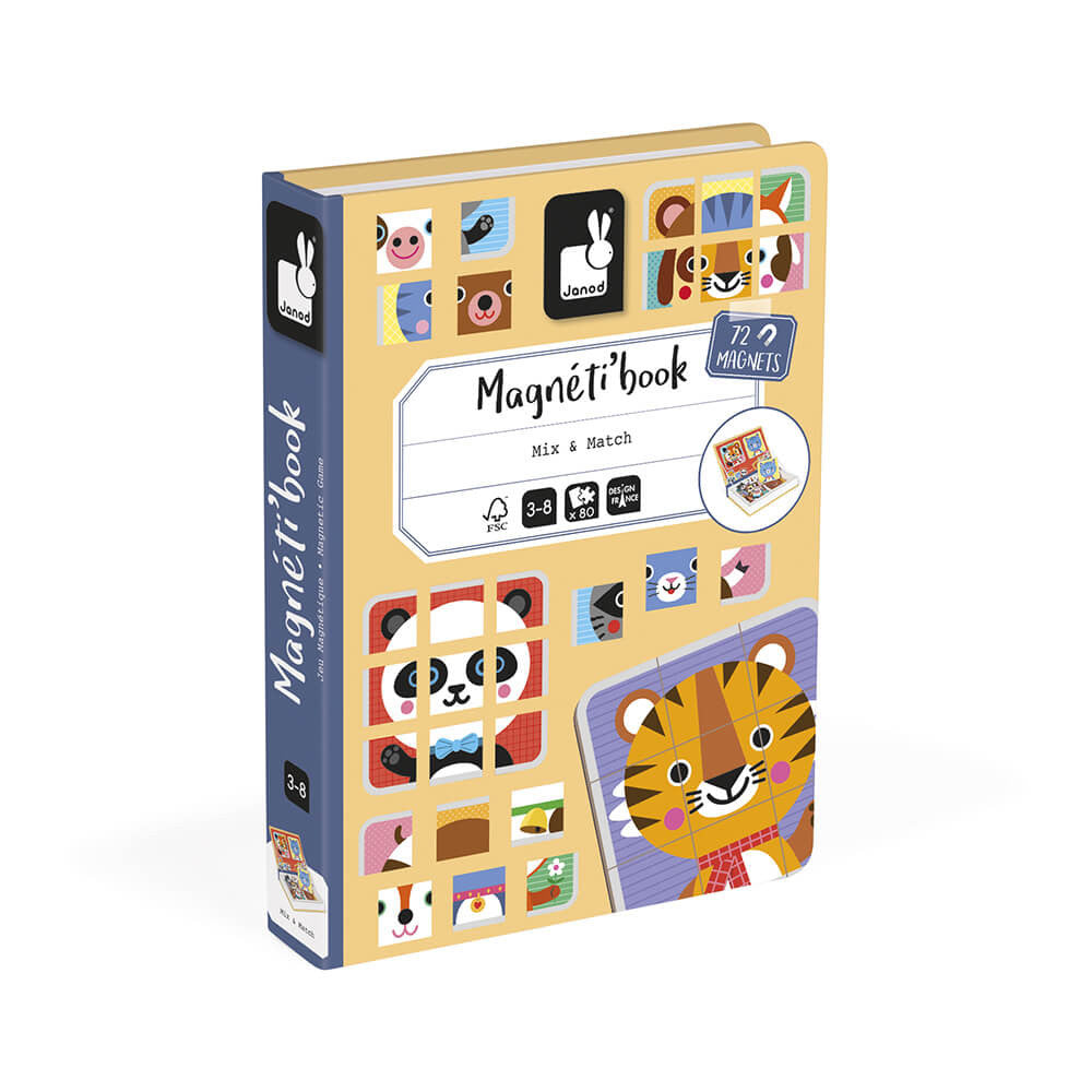 Janod Magnati Book - Mix and Match(2 credits 2個玩具代金)
