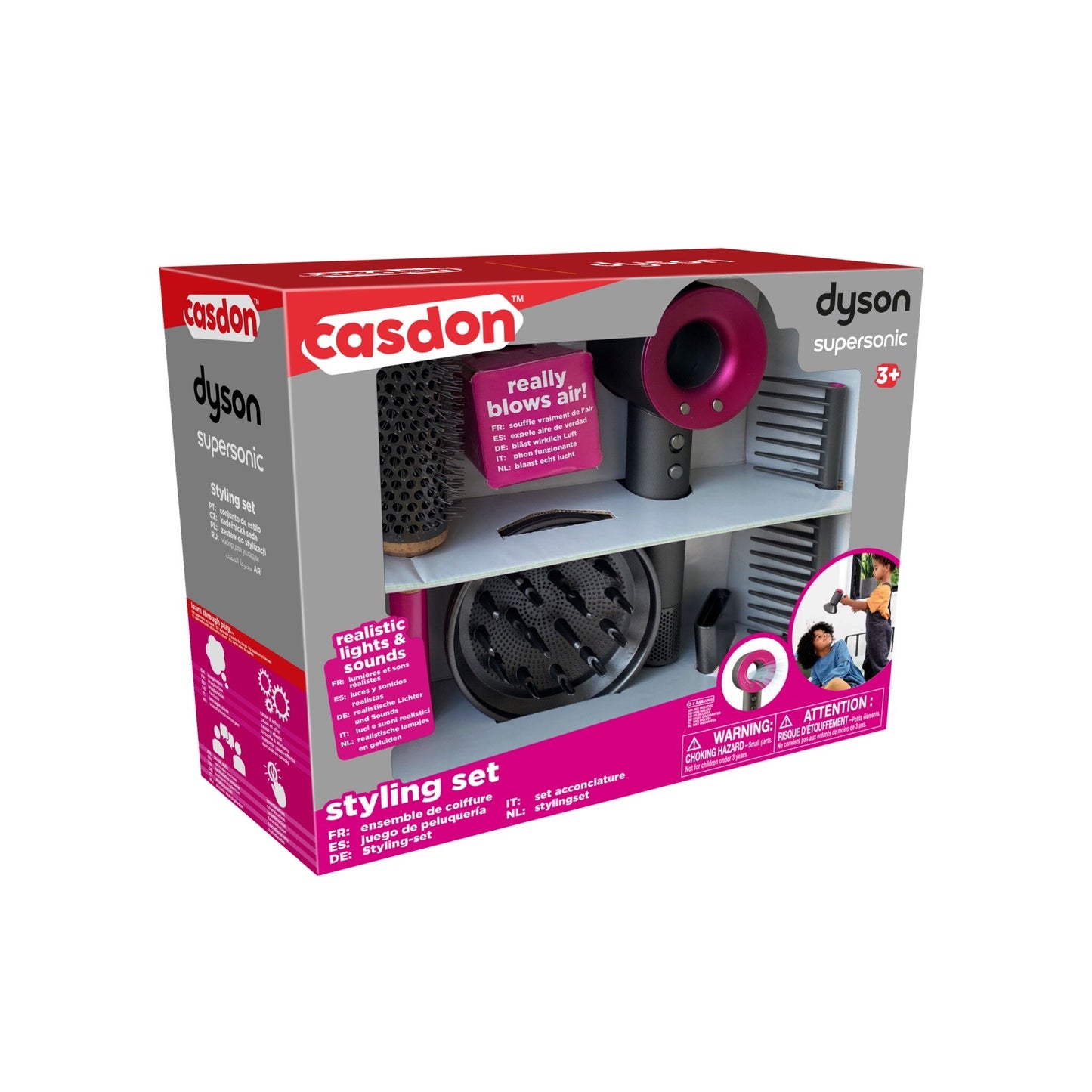 casdon- dyson supersonic styling set(2 Credits 2個玩具代金)