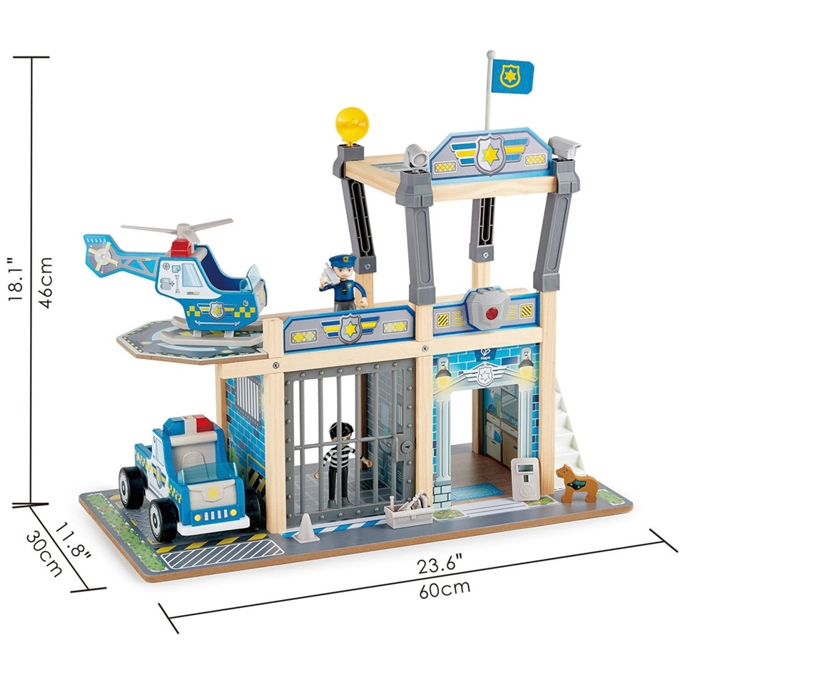 Hape - Metro Police Dept Playset (4 credits 4個玩具代金)(Toy Library Only)