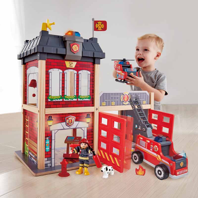 Hape - City Fire Station (4 credits 4個玩具代金)(Toy Library Only)
