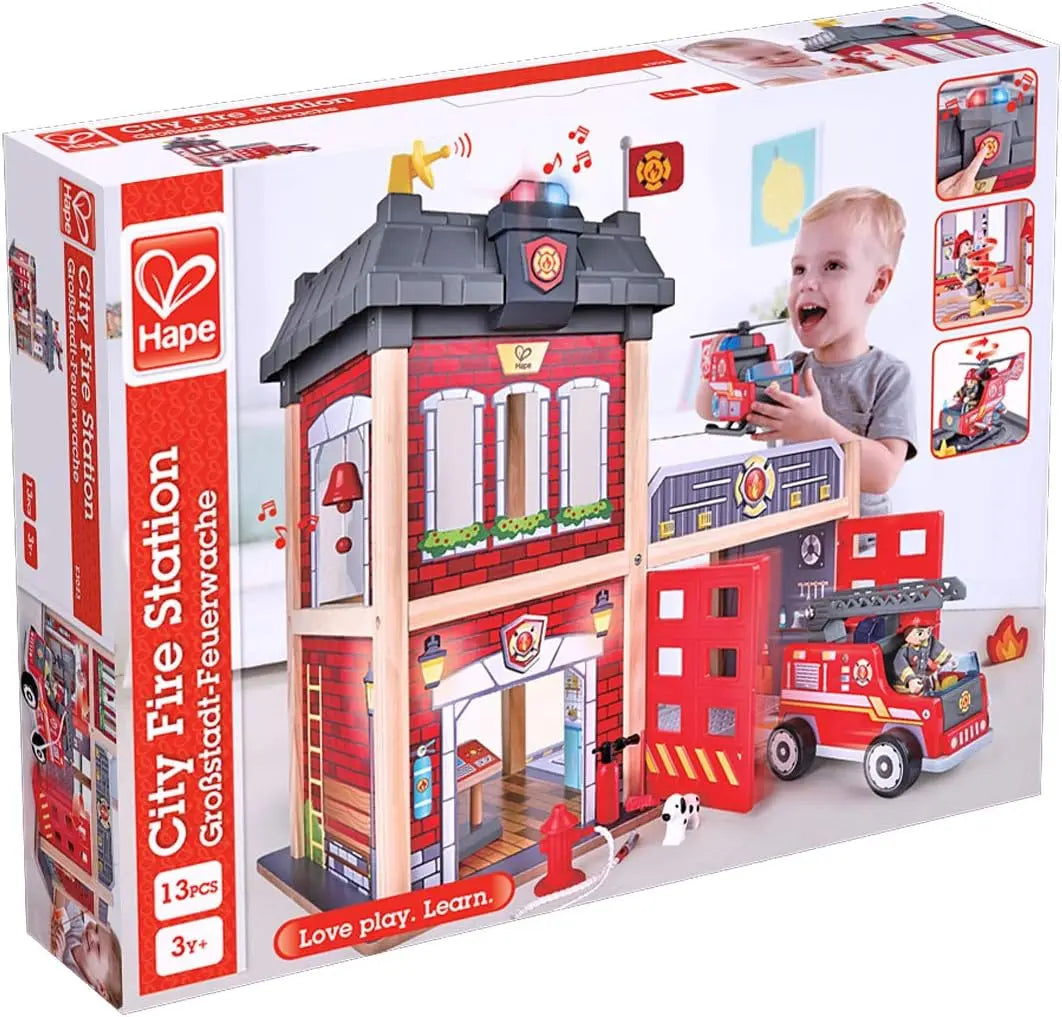 Hape - City Fire Station (4 credits 4個玩具代金)(Toy Library Only)