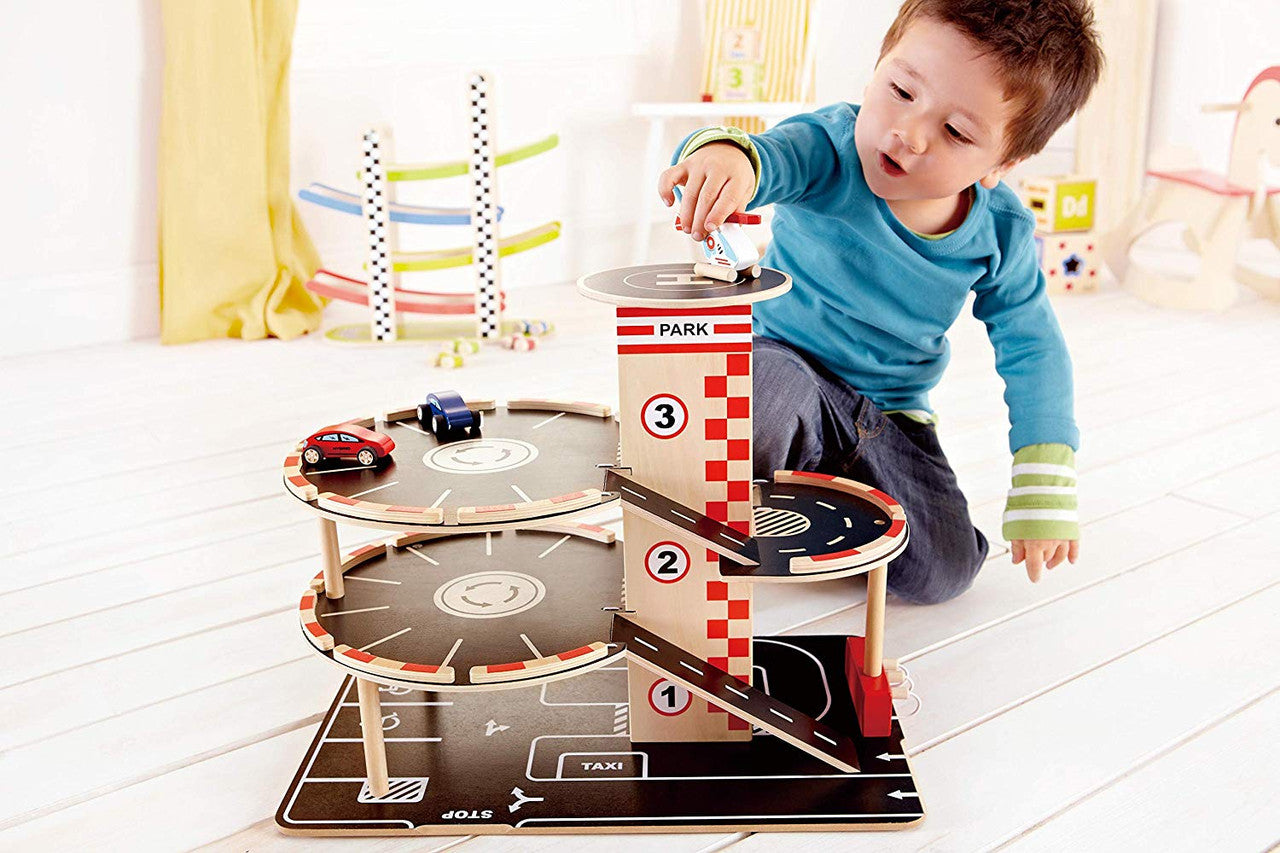 Hape - Park and Go Garage (3 credits 3個玩具代金)(Toy Library Only)
