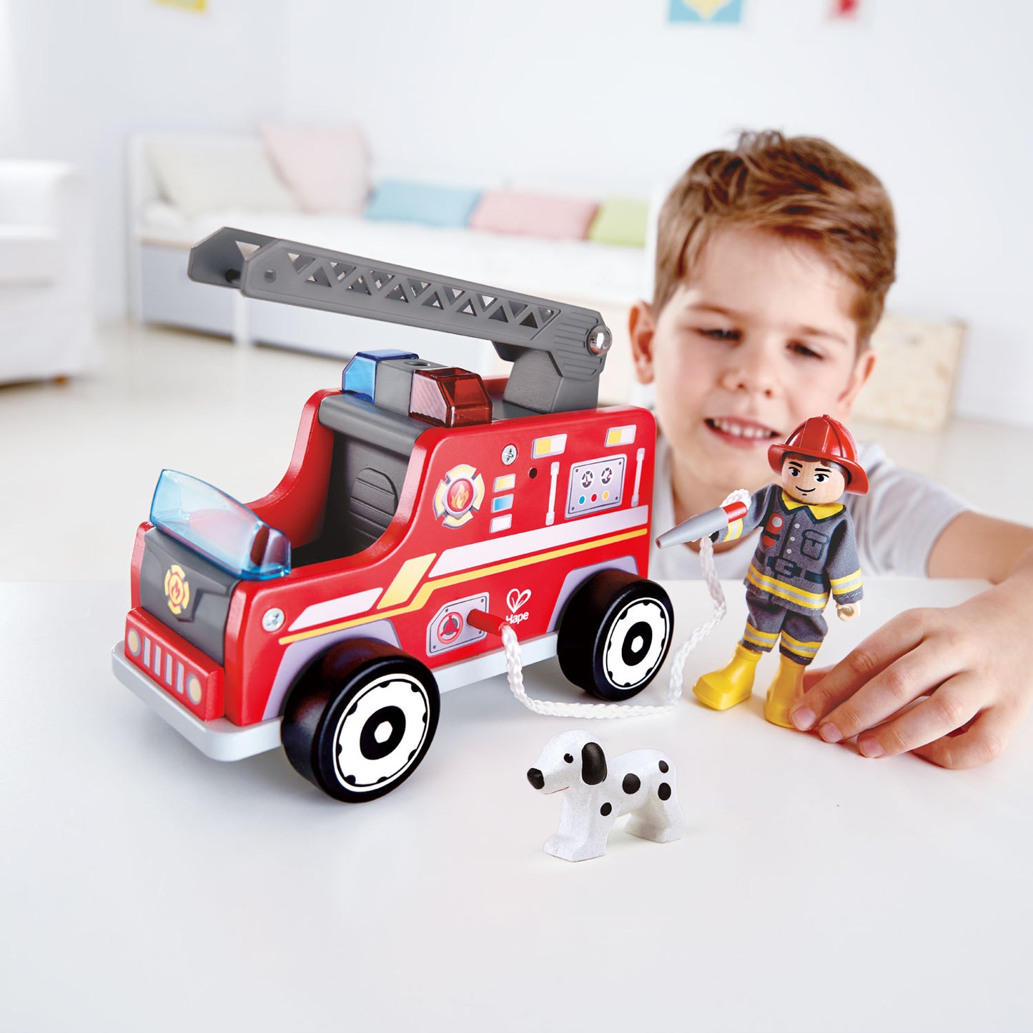 Hape - Fire Truck (2 credits 2個玩具代金)(Toy Library Only)
