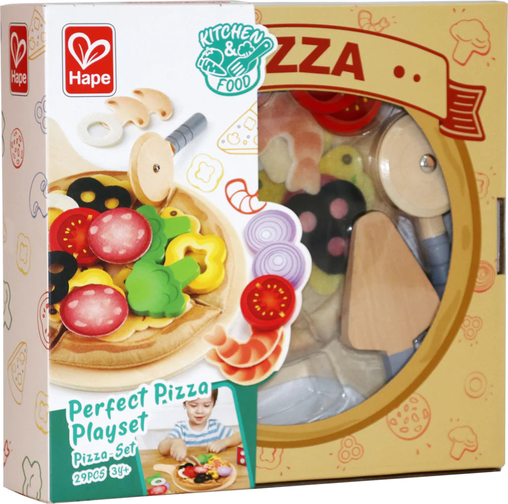 Hape - Perfect Pizza Playset (2 credits 2個玩具代金)(Toy Library Only)
