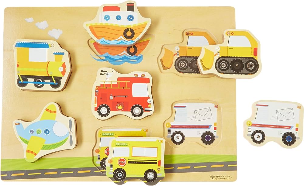 Innovative Kids - Let's Go Wooden 7 Piece Puzzle (2 credit/2個玩具代金 )
