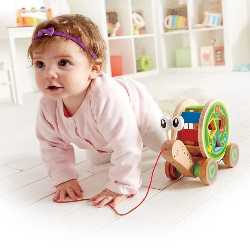Hape - WALK-A-LONG SNAIL (2 Credits 2個玩具代金)(Toy Library Only)