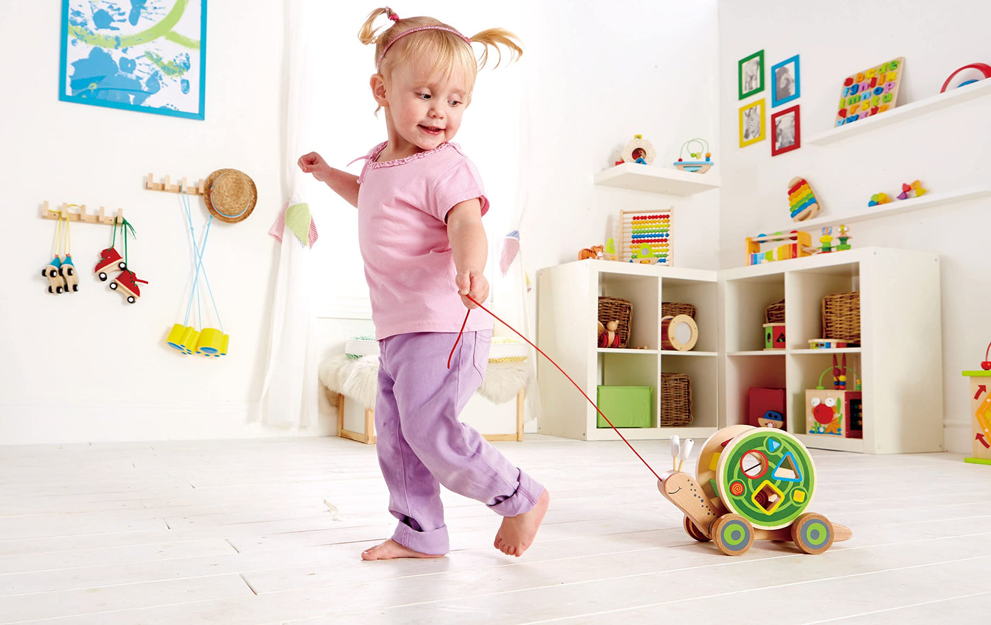Hape - WALK-A-LONG SNAIL (2 Credits 2個玩具代金)(Toy Library Only)