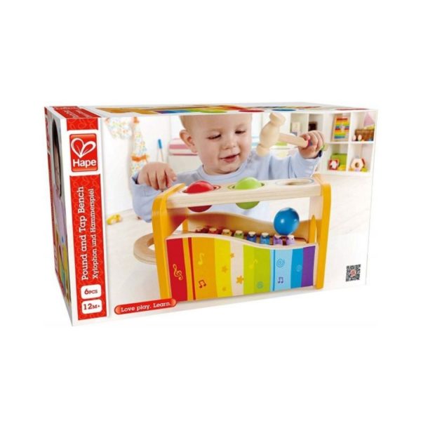 Hape - POUND AND TAP BENCH (2 Credits 2個玩具代金)(Toy Library Only)