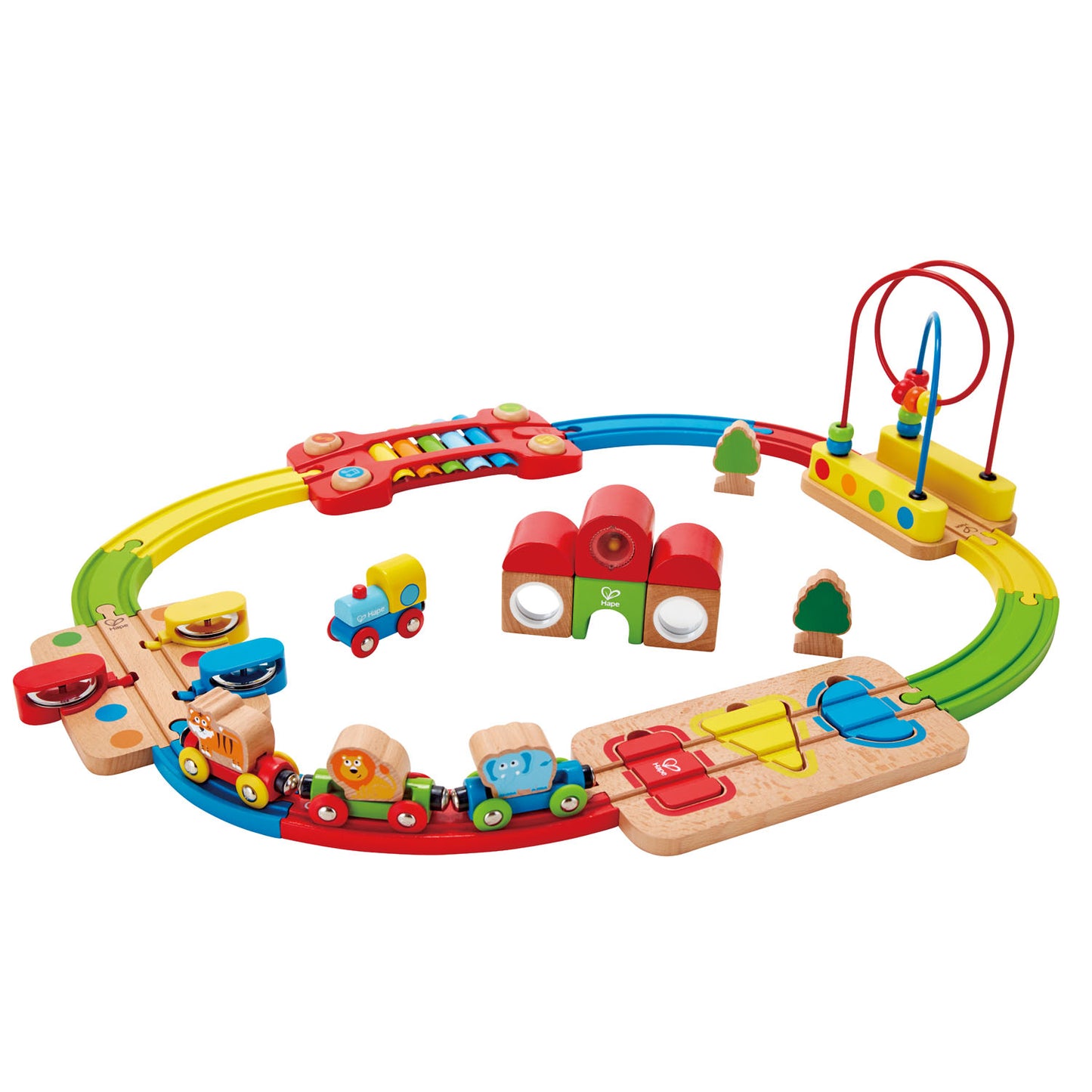 Hape - RAINBOW PUZZLE RAILWAY (4 Credits 4個玩具代金)