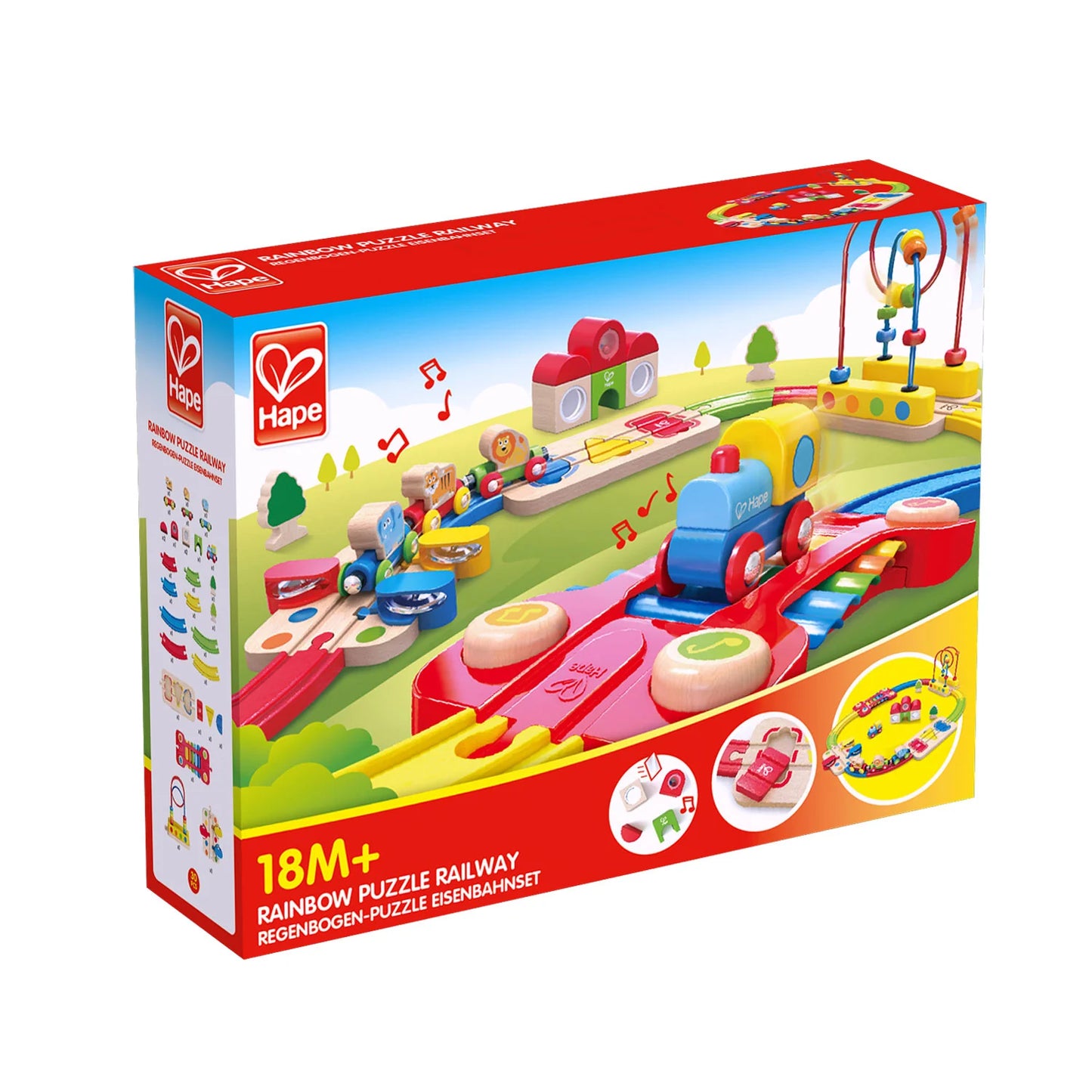 Hape - RAINBOW PUZZLE RAILWAY (4 Credits 4個玩具代金)