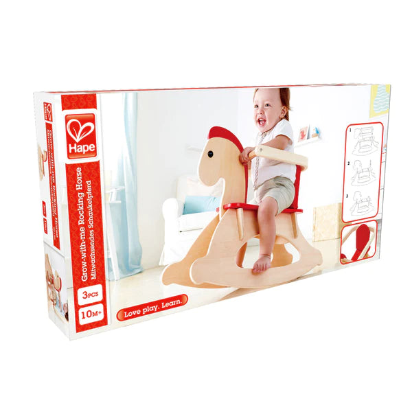 Hape - GROW-WITH-ME ROCKING HORSE (4 Credits 4個玩具代金)(Toy Library only)