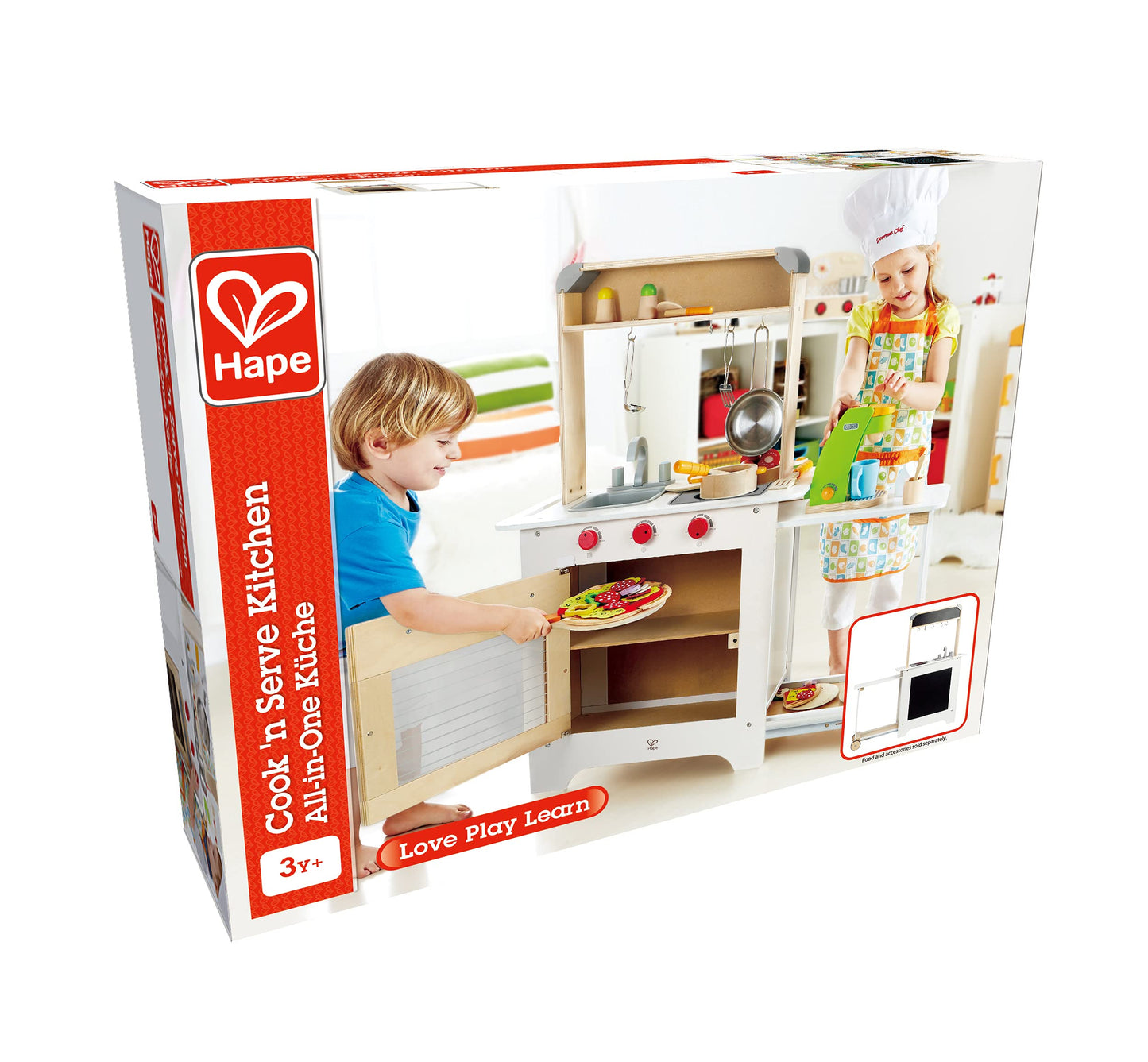 Hape - COOK 'N SERVE KITCHEN (6 credits 6個玩具代金)(Toy Library only)