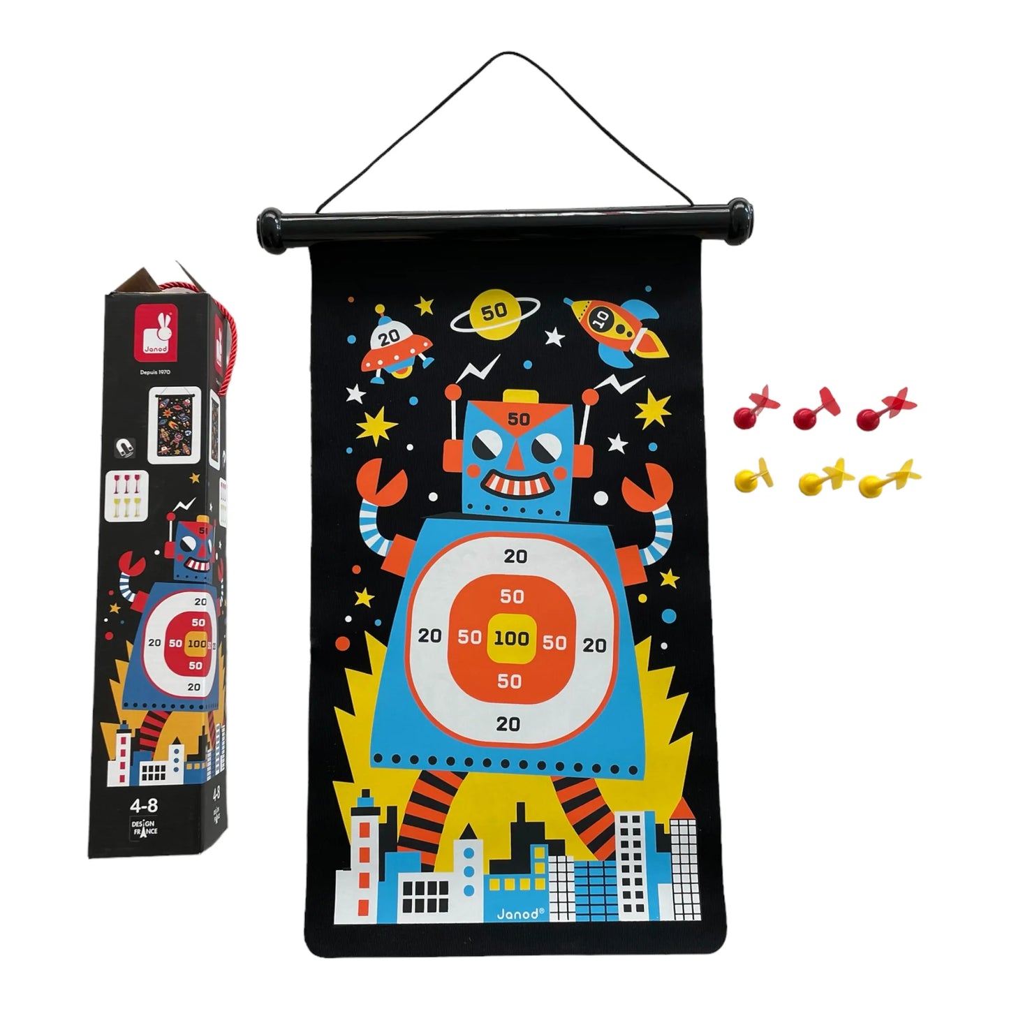 Janod - Magnetic Dart Game Robots (2 credits 2個玩具代金)