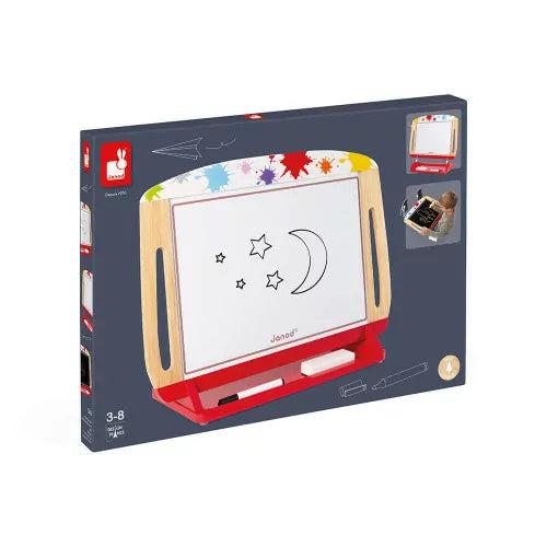 Janod - WHITE AND BLACKBOARD TABLE (3 CREDITS 3個玩具代金)
