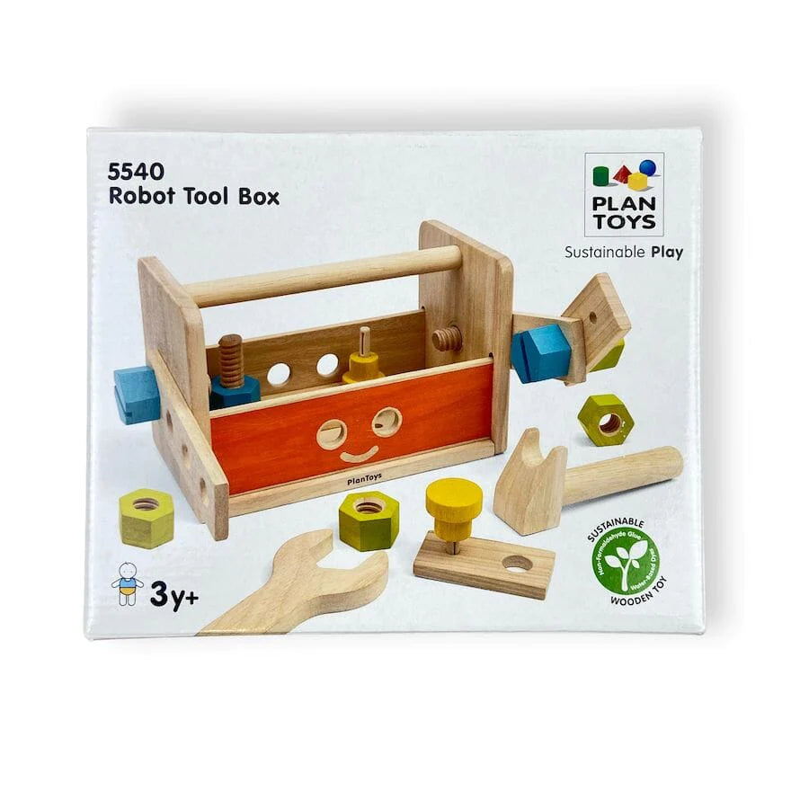 PlanToys - ROBOT TOOLBOX(2 credits 2個玩具代金)(Toy Library only)