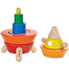 PlanToys - CONE SORTING ROCKET (2 credits 2個玩具代金)(Toy Library Only)