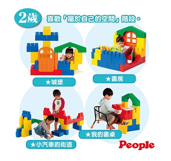 日本People-全身體感大積木(5 Credits 5個玩具代金)