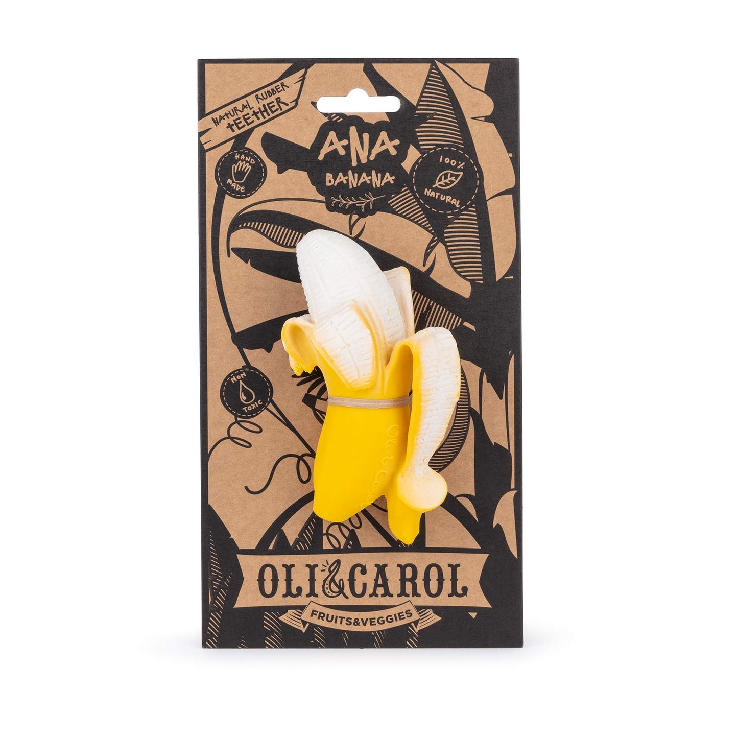 Oli & Carol - Ana the Banana Teether (Not available for toy library)