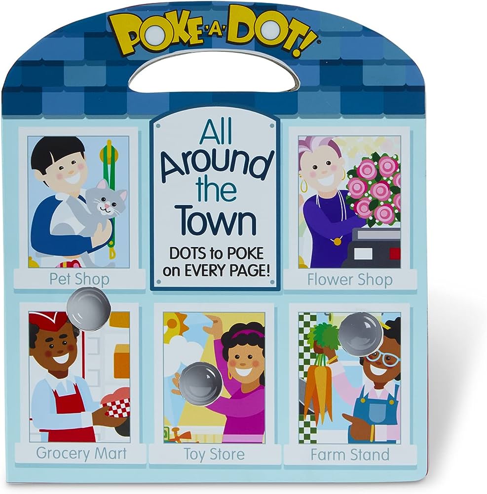 Melissa and Doug - Poke-a-Dot: All Around Our Town (2 CREDITS 2個玩具代金)(Only for toy library)