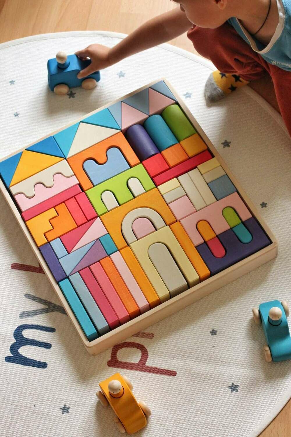 Skandico-Toys Castle Block Set Rainbow(5credits/5個玩具代金)