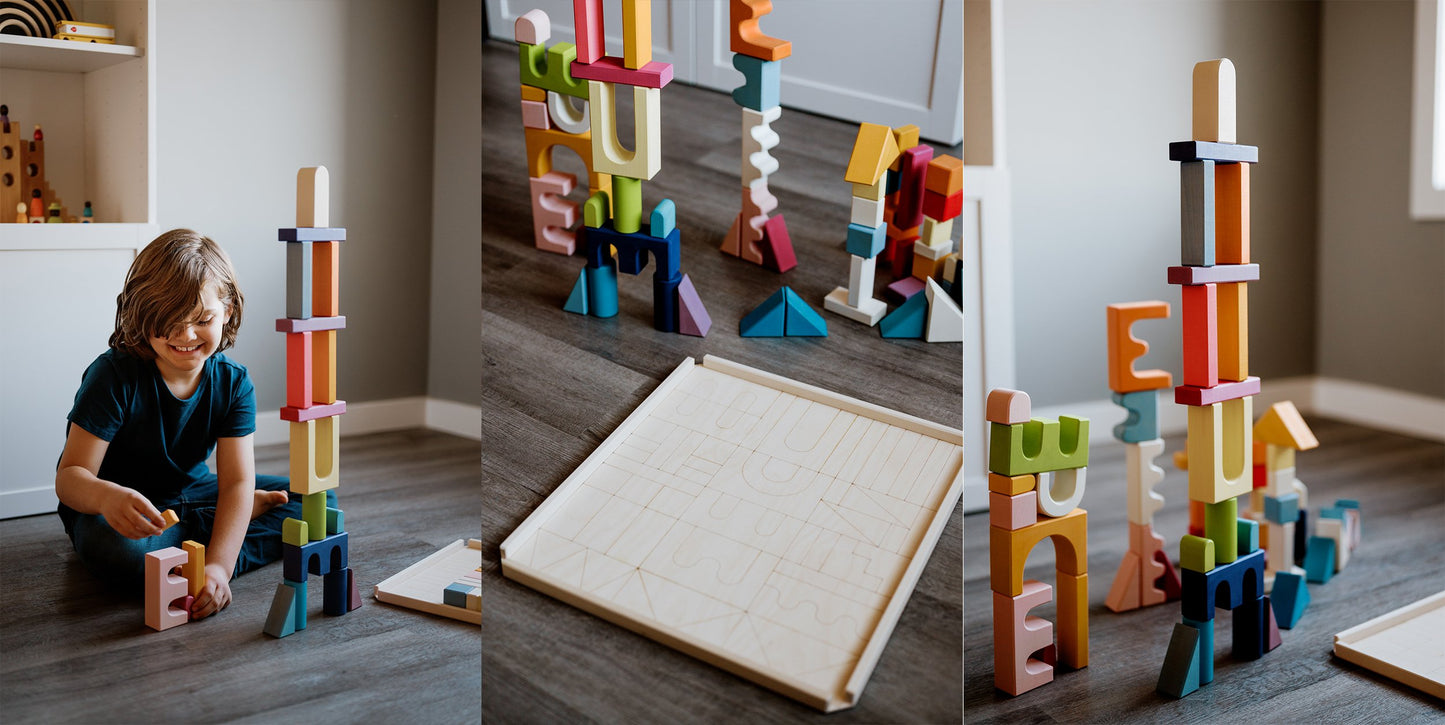 Skandico-Toys Castle Block Set Rainbow(5credits/5個玩具代金)