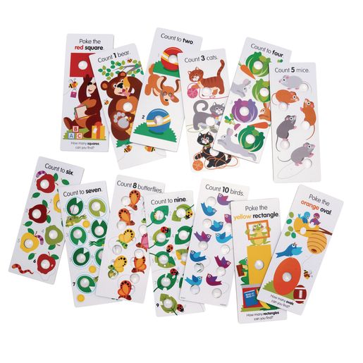 Melissa & Doug - Poke-a-Dot Numbers Learning Cards (2 credits 2個玩具代金)(Toy Library Only)