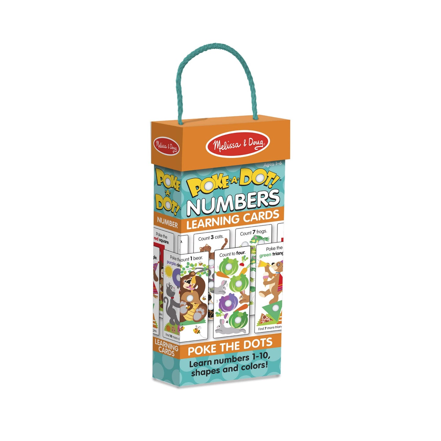 Melissa & Doug - Poke-a-Dot Numbers Learning Cards (2 credits 2個玩具代金)(Toy Library Only)