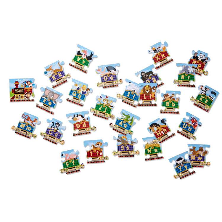 Melissa & Doug - Alphabet Express Floor Puzzle (2 credits 2個玩具代金)(Toy Library Only)