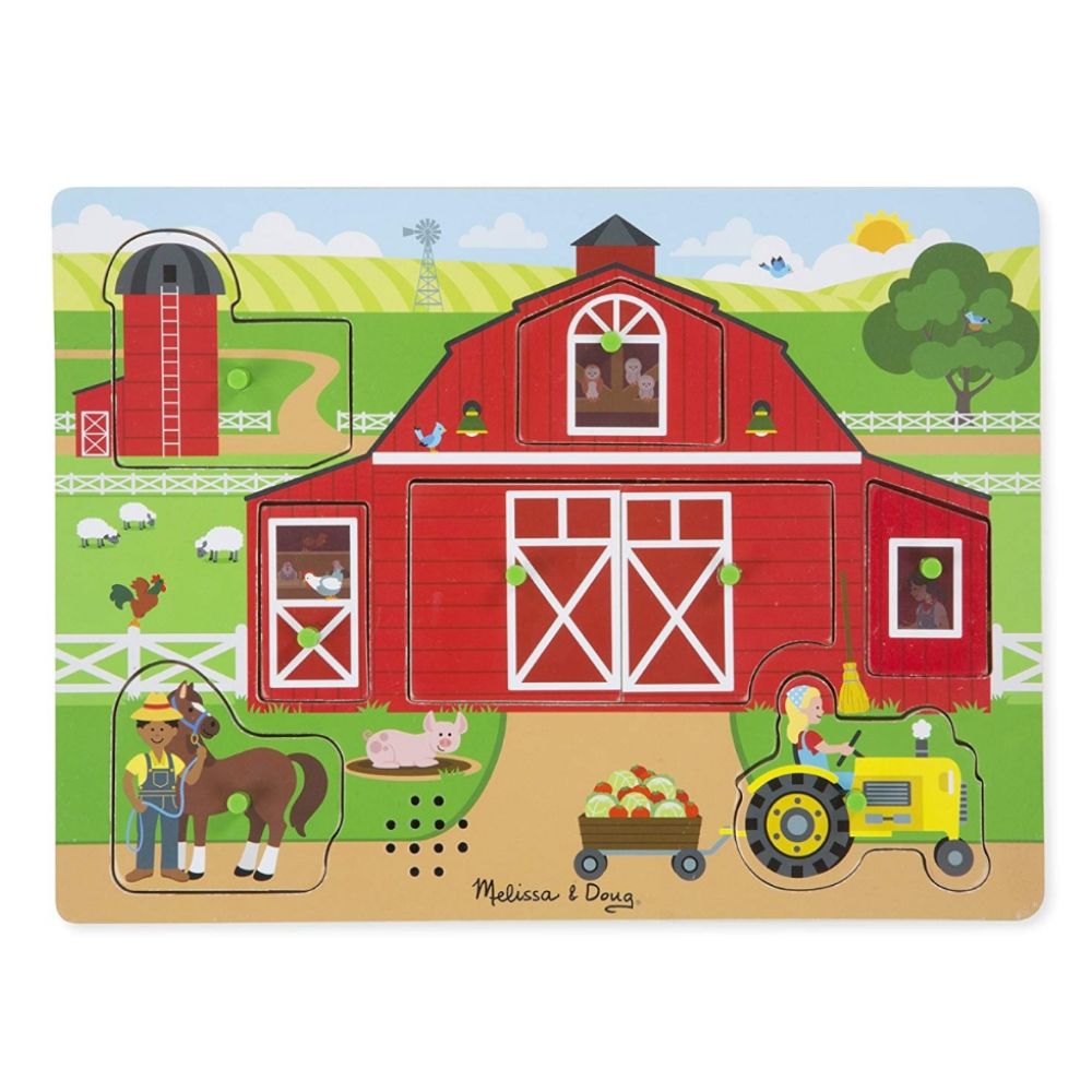 Melissa & Doug - Around The Farm Sound Puzzle (2 credits 2個玩具代金)
