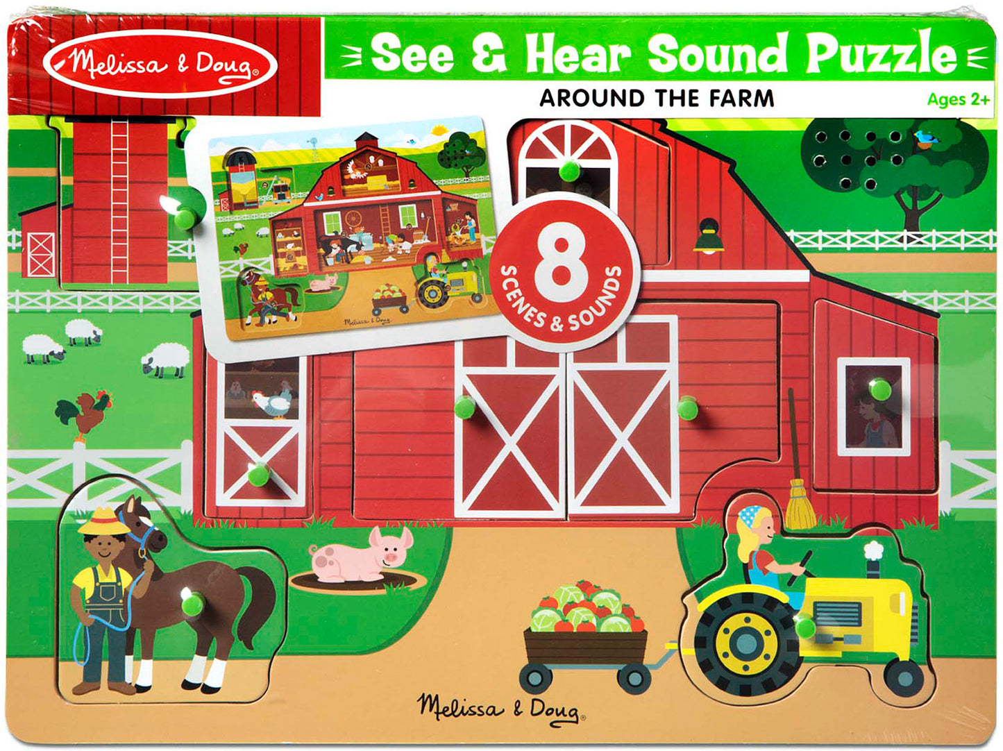 Melissa & Doug - Around The Farm Sound Puzzle (2 credits 2個玩具代金)