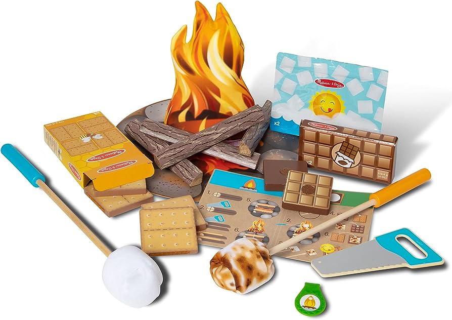 Melissa and Doug - Let's Explore Campfire S'mores Play Set (3 Credits 3個玩具代金)