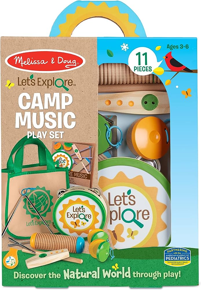 Melissa and Doug - Let's Explore Camp Music Play Set (3 Credits 3個玩具代金)