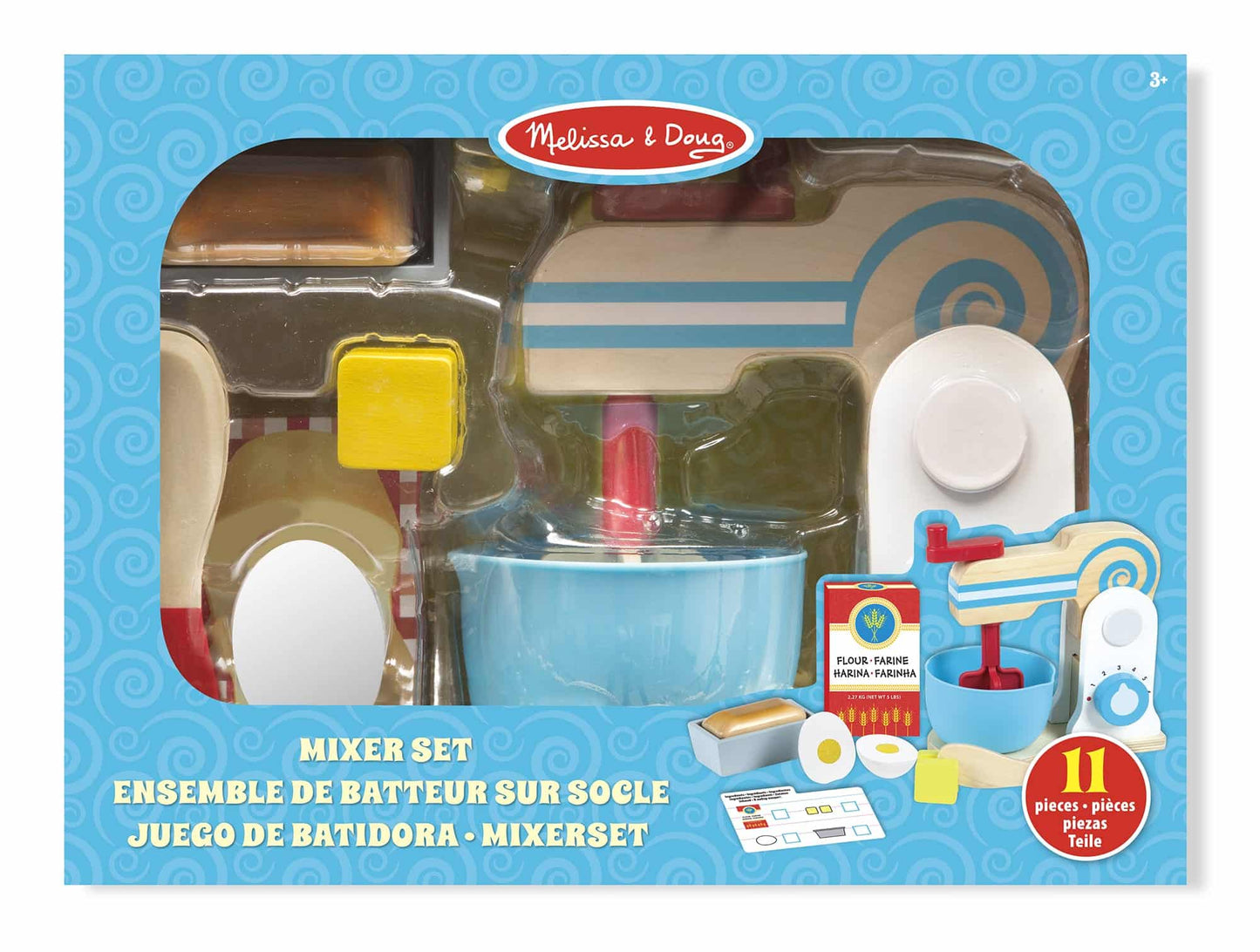 Melissa and Doug - Wooden Make-a-Cake Mixer Set (2 Credits 2個玩具代金)