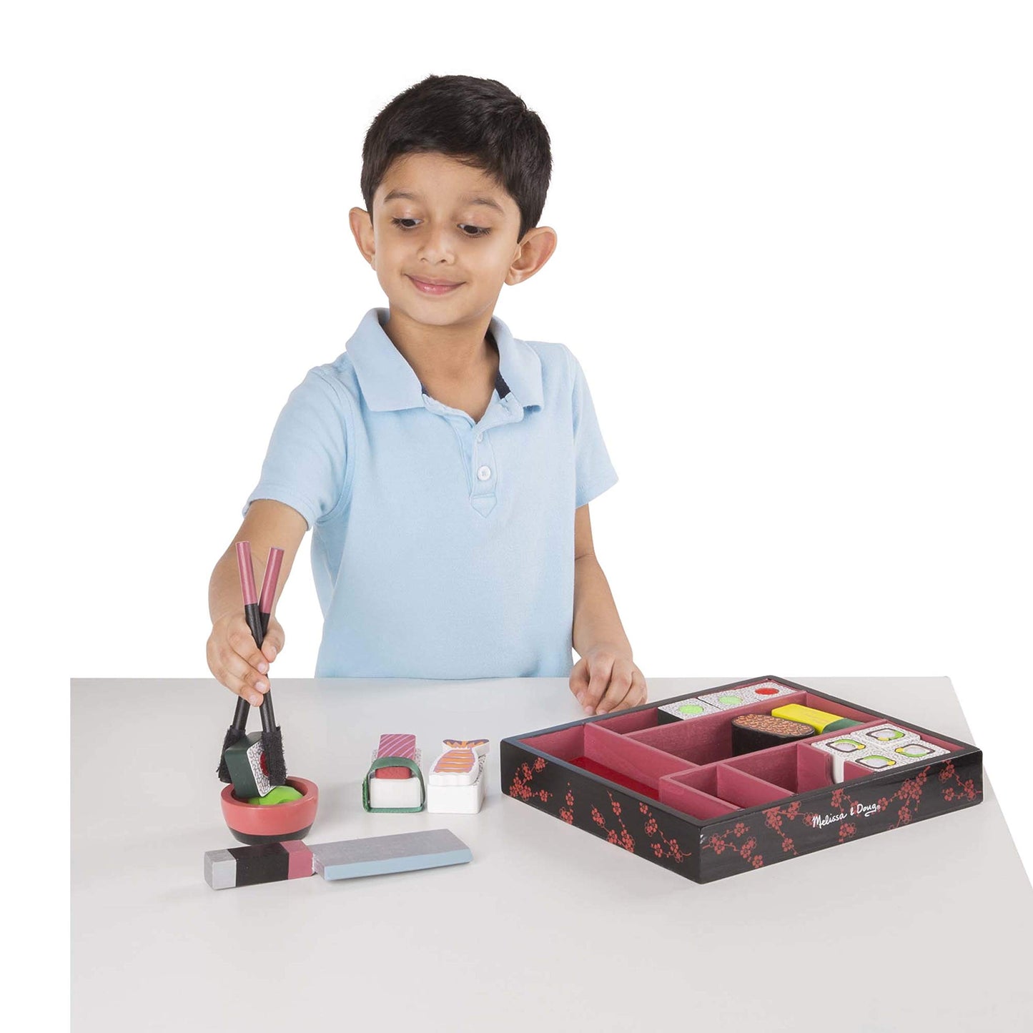 Melissa and Doug - Wooden Sushi slicing playset (2credits)