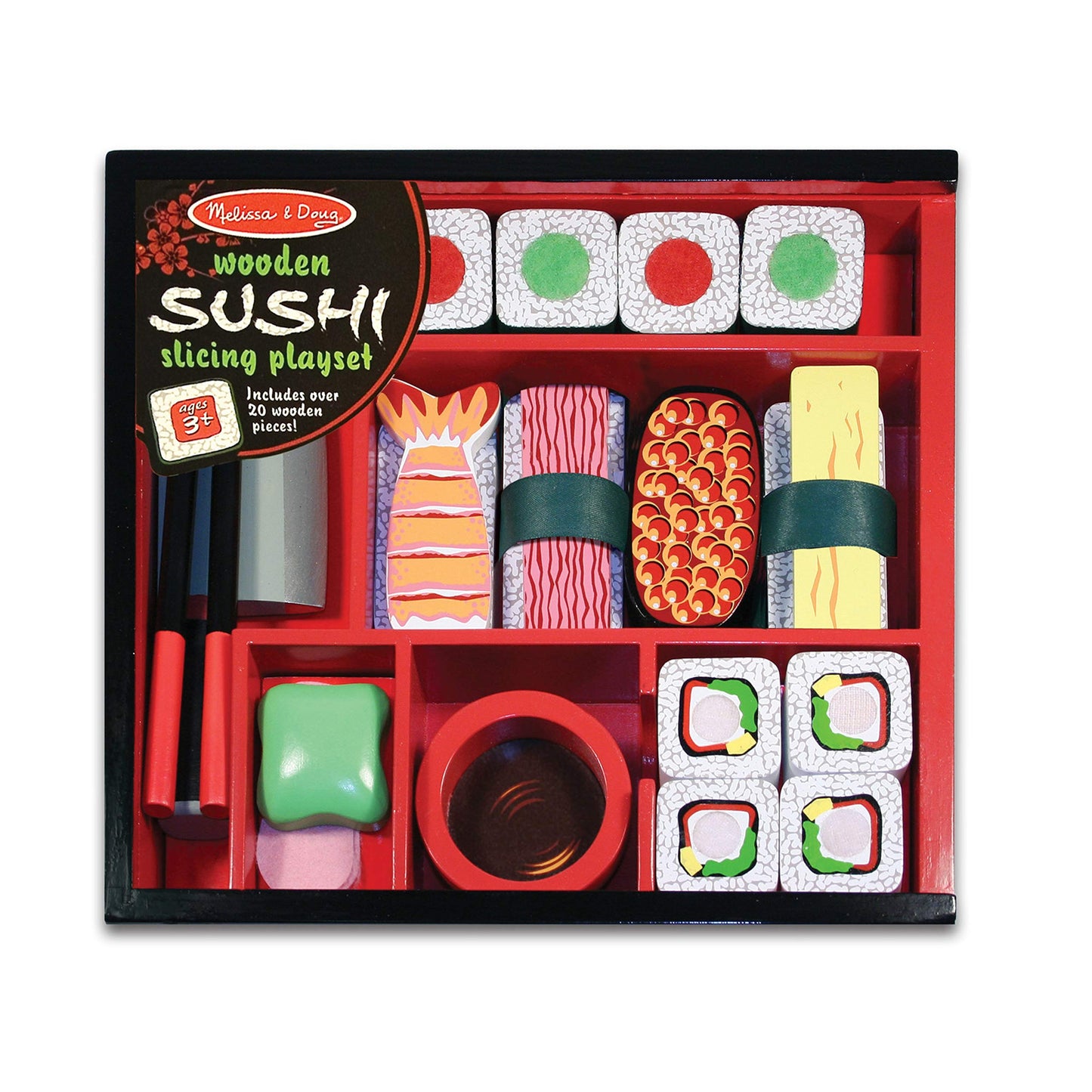 Melissa and Doug - Wooden Sushi slicing playset (2credits)