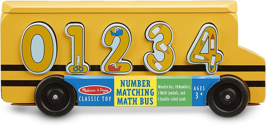 Melissa and Doug - Number Matching Math Bus (2 credits 2個玩具代金)