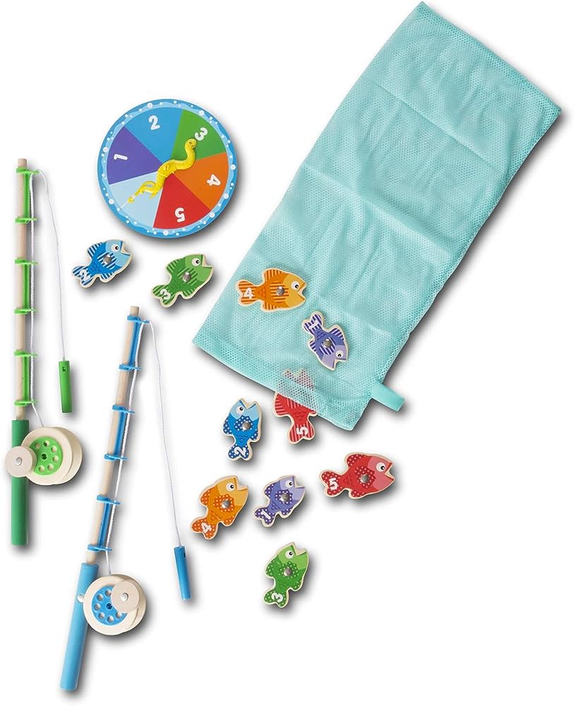 Melissa & Doug - Catch & Count Magnetic Fishing Game (2 credits 2個玩具代金)