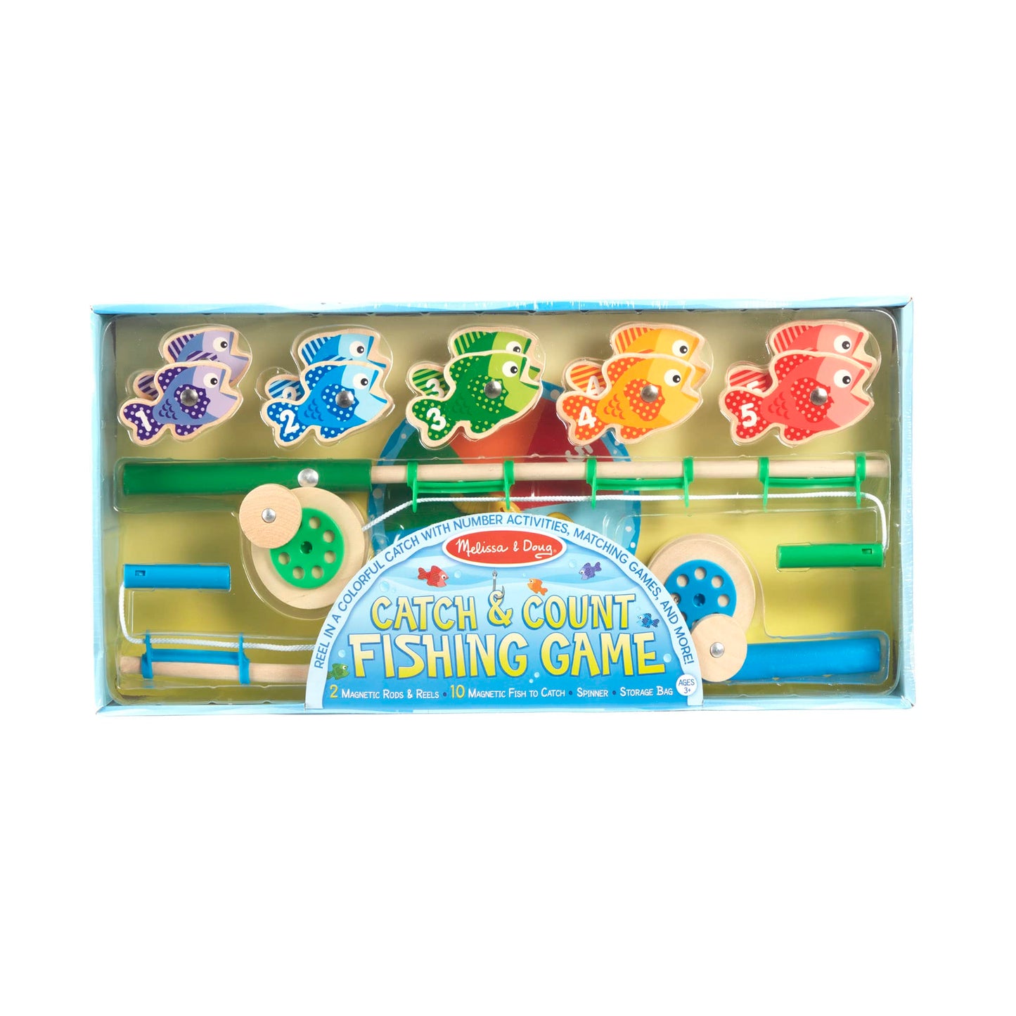 Melissa & Doug - Catch & Count Magnetic Fishing Game (2 credits 2個玩具代金)