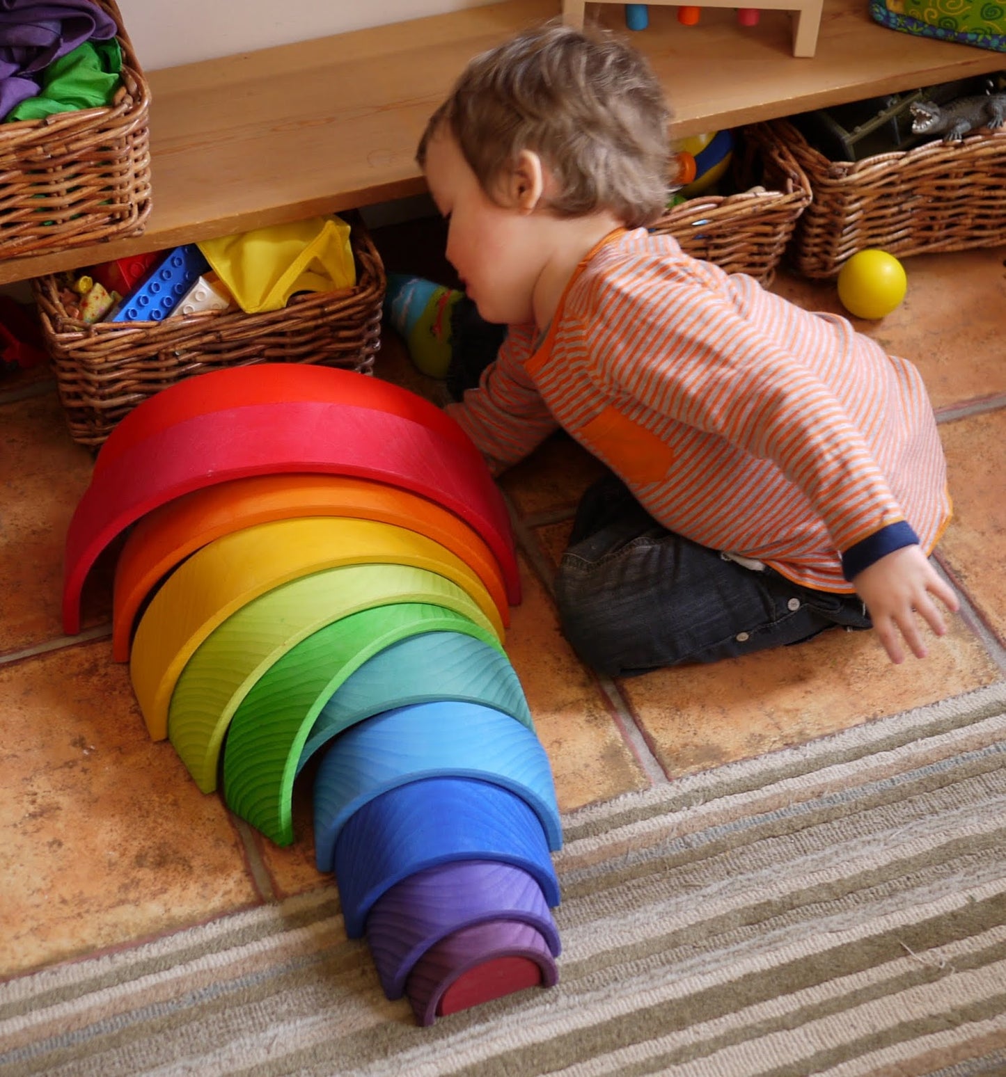 Grimm's Large Rainbow (4 credits/4個玩具代金)(Only for toy library)