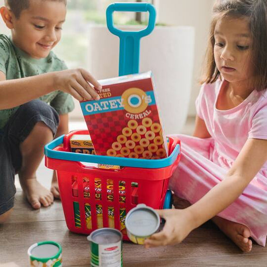 Melissa & Doug - Fill & Roll Grocery Basket Play Set (3 credits 3個玩具代金)
