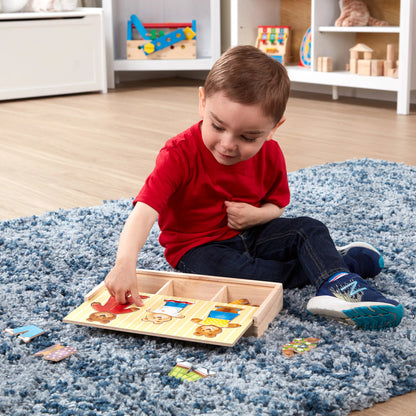 Melissa and Doug - Wooden Bear Family Dress-Up Puzzle (2 Credits 2個玩具代金)